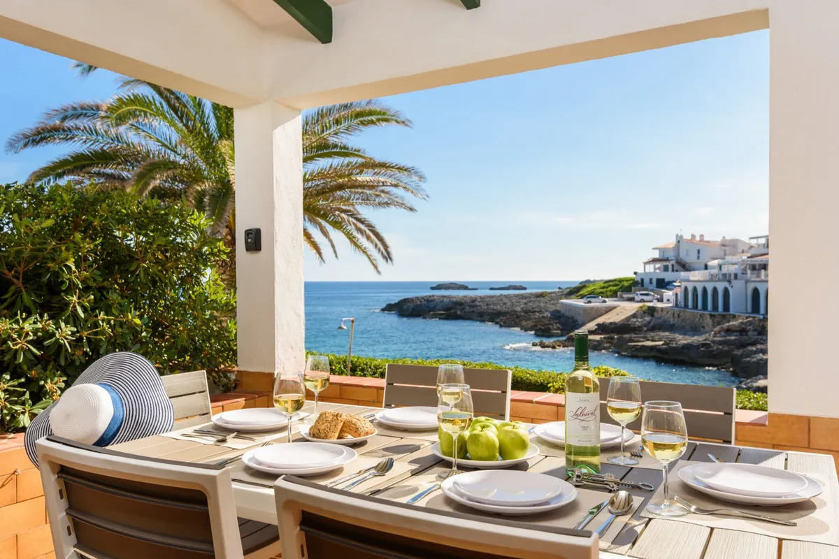 Cala Torret, marina in Sant Lluís, Spain