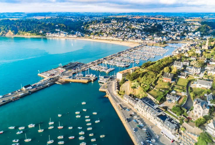 Port d'Armor, marina in Saint-Quay-Portrieux, France