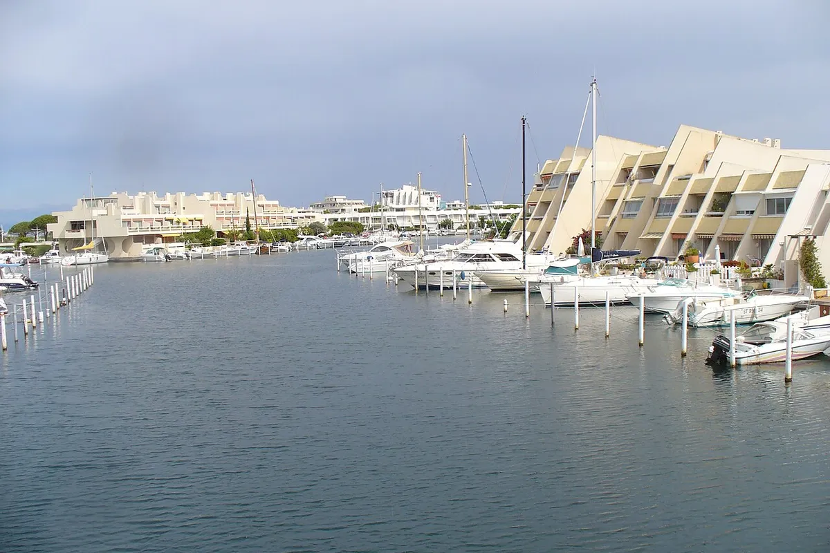 Port Camargue, marina in Le Grau-du-Roi, France