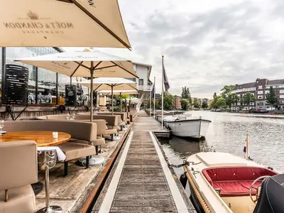 Apollo Hotel Amsterdam dock, marina in Amsterdam, Netherlands — photo 2