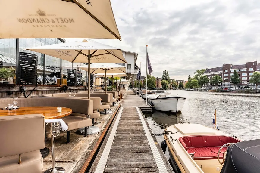 Apollo Hotel Amsterdam dock, marina in Amsterdam, Netherlands — photo 2