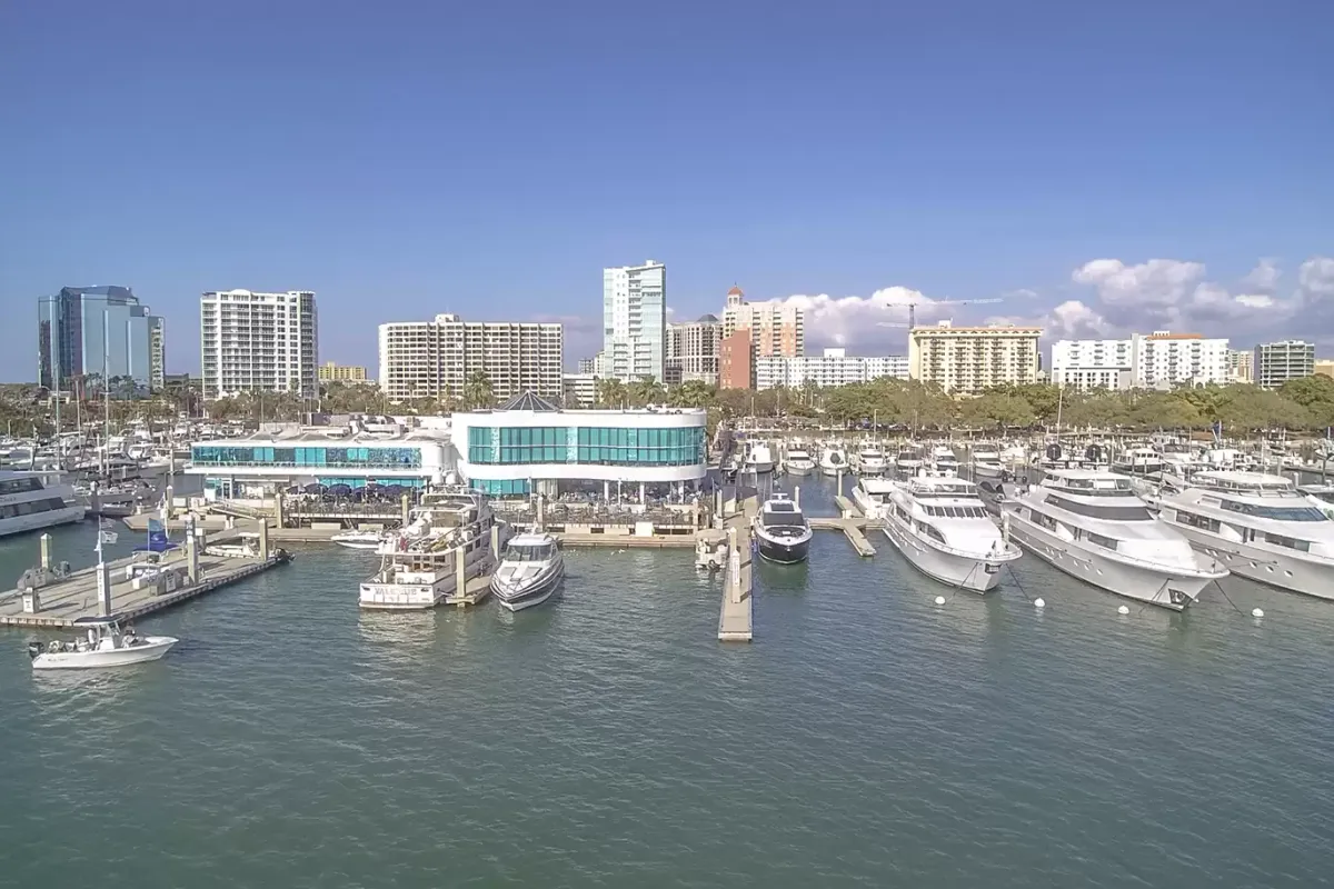 Marina Jack Yacht Basin in Sarasota, United States