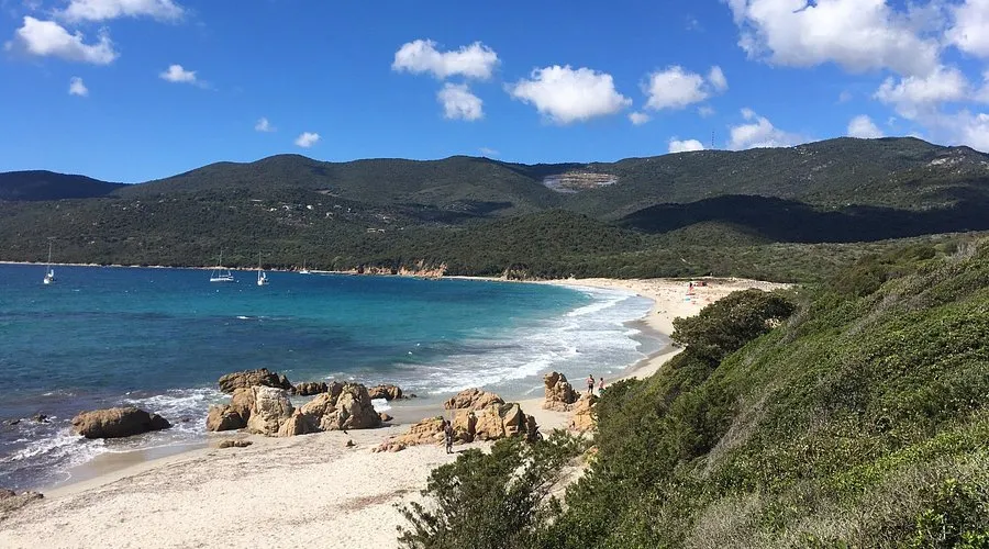 Plage de Cupabia, marina in Serra-di-Ferro, France