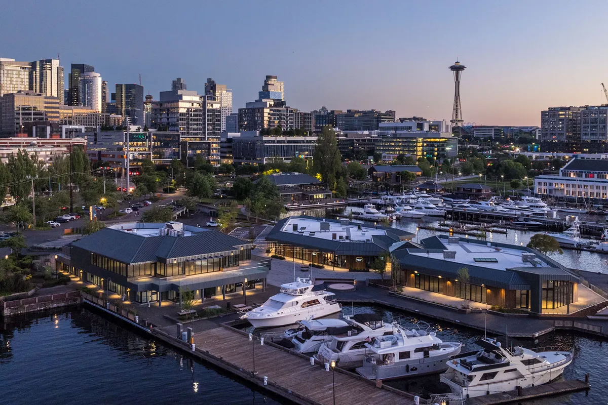 Lake Union Piers Marina in Seattle, United States