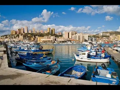 Porto Empedocle, Sicily, marina in Porto Empedocle, Italy — photo 3
