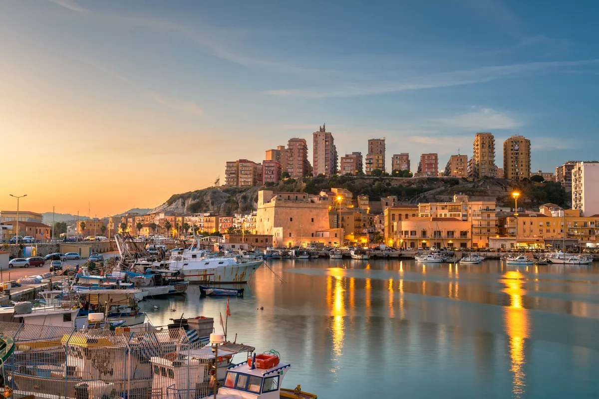 Porto Empedocle, Sicily, marina in Porto Empedocle, Italy