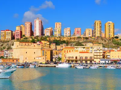 Porto Empedocle, Sicily, marina in Porto Empedocle, Italy — photo 2