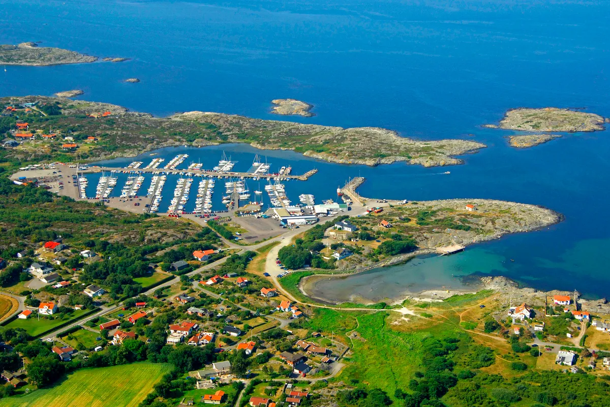 Lerkils marina in Lerkil, Sweden