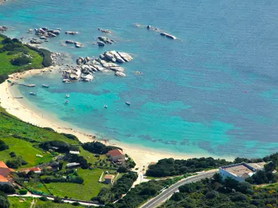 Santa Reparata Bay in Capo Testa, Italy — photo 5