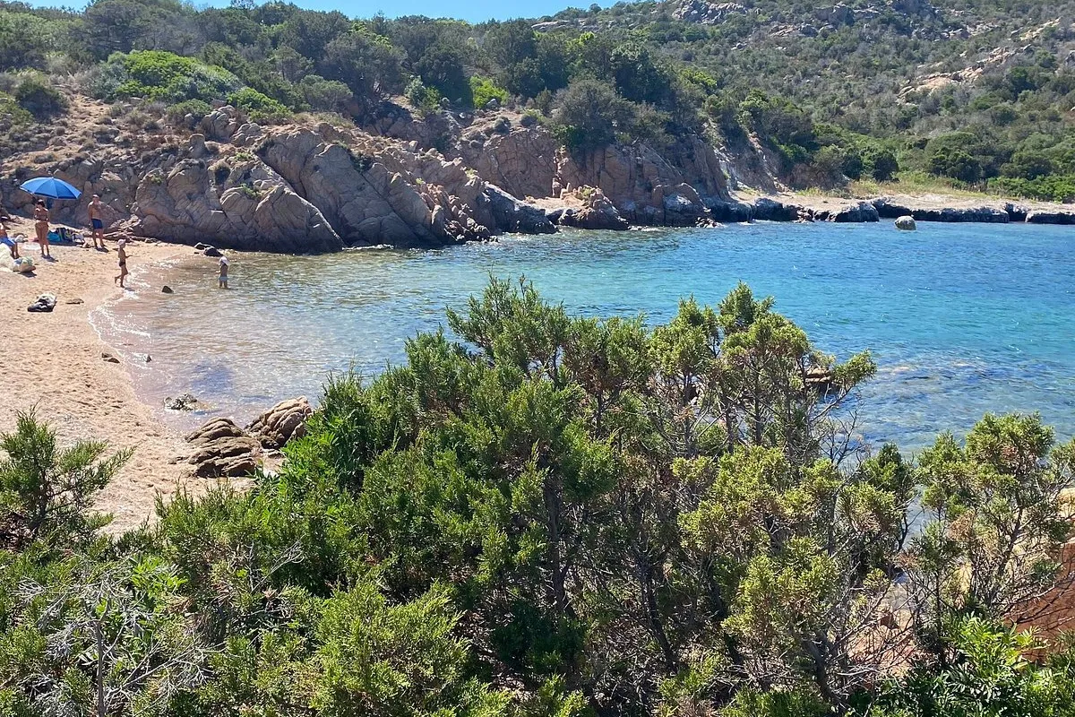 cala  Liccia, anchorage in Italy