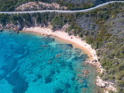Spiaggia dello Spalmatore, anchorage in Olbia, Italy — photo 2