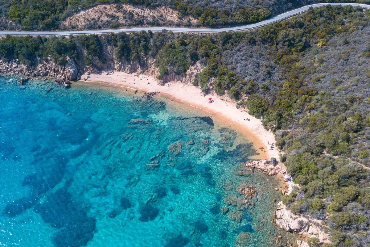 Spiaggia dello Spalmatore, anchorage in Olbia, Italy — photo 2