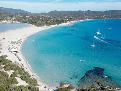 Spiaggia di Porto Giunco, anchorage in Crabonaxa/Villasimius, Italy — photo 4