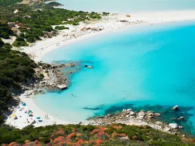 Spiaggia di Porto Giunco, anchorage in Crabonaxa/Villasimius, Italy — photo 3
