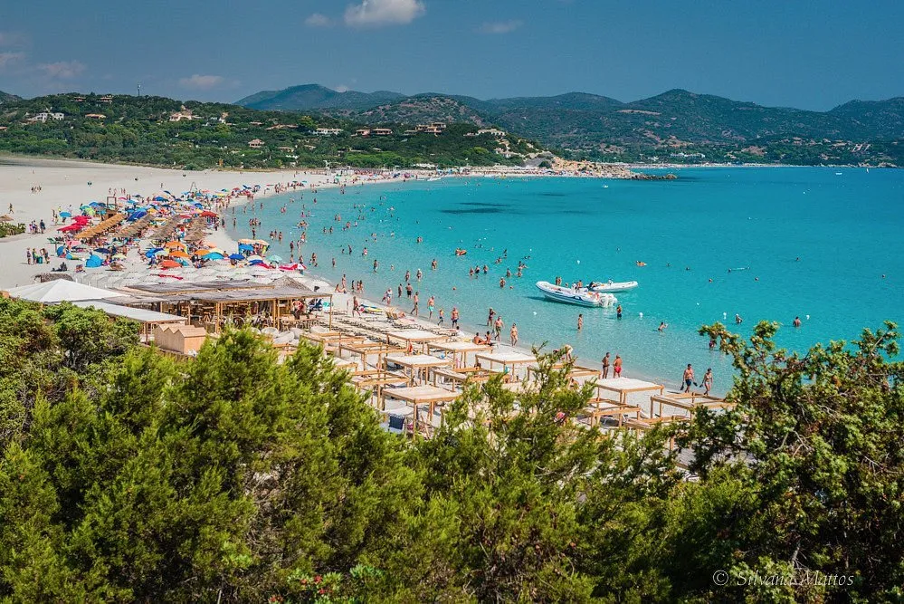 Spiaggia di Porto Giunco, anchorage in Crabonaxa/Villasimius, Italy