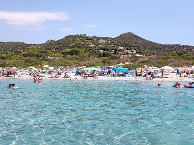 Spiaggia di Campulongu, anchorage in Crabonaxa/Villasimius, Italy — photo 3