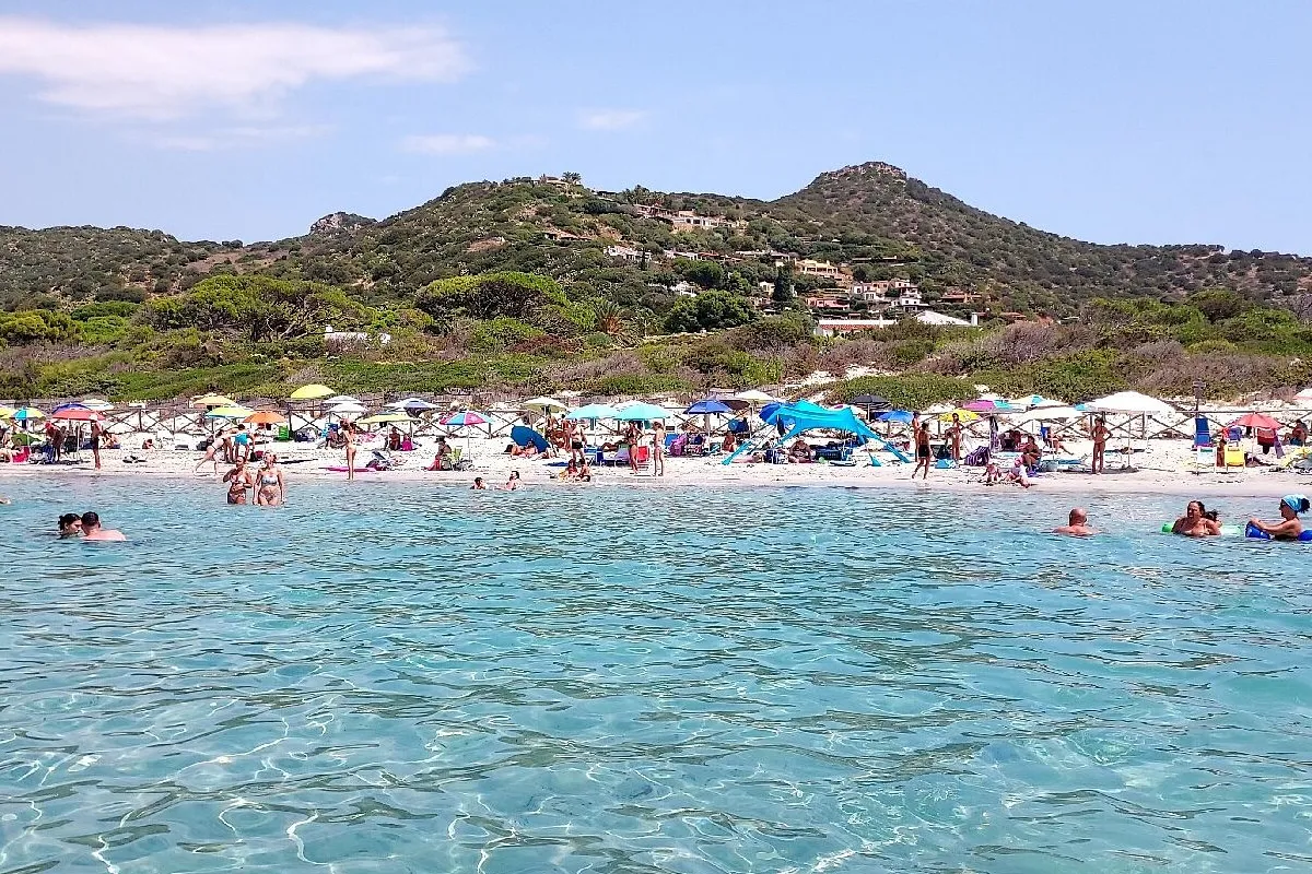 Spiaggia di Campulongu, anchorage in Crabonaxa/Villasimius, Italy — photo 3