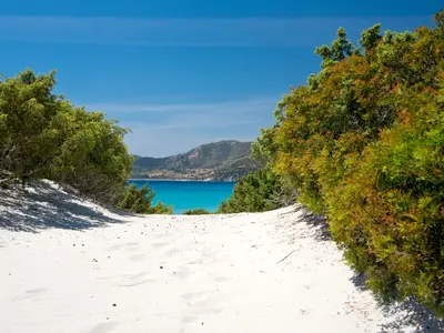 Spiaggia di Campulongu, anchorage in Crabonaxa/Villasimius, Italy — photo 2