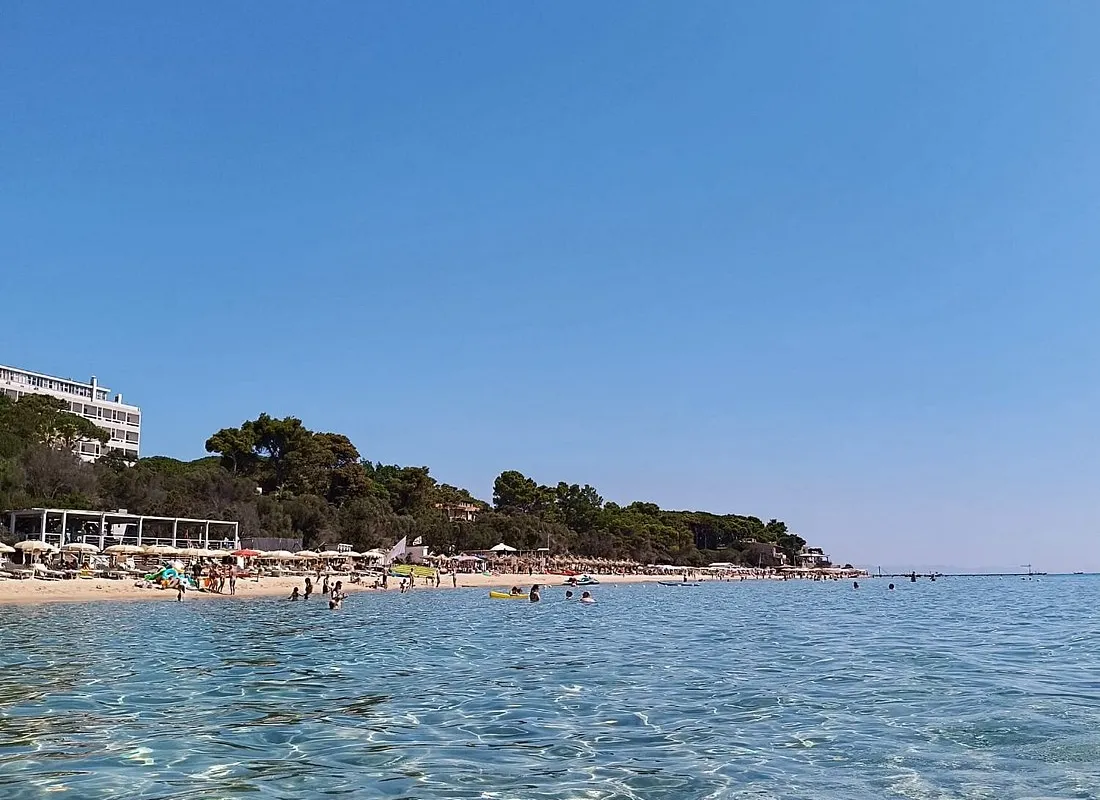 Spiaggia di Nora, anchorage in Pula, Italy — photo 2