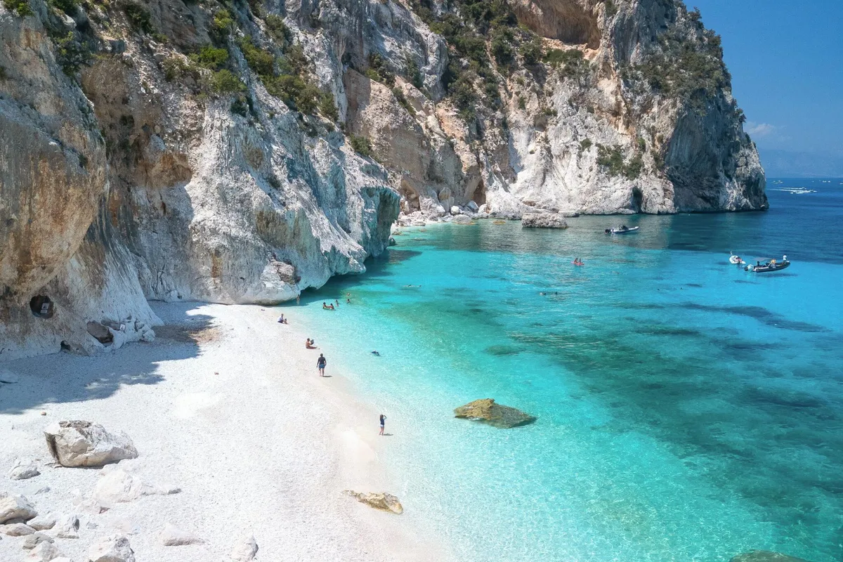 Cala delle Sorgenti di Goloritzé II, bay in Baunei, Italy