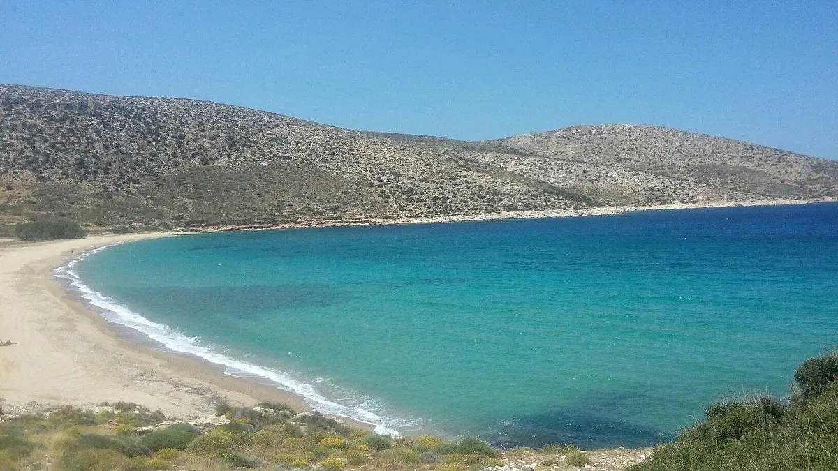 Agia Theodoti Bay in Agia Theodoti, Greece