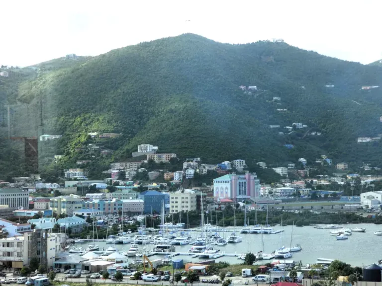 The Bight, anchorage in Road Town, British Virgin Islands