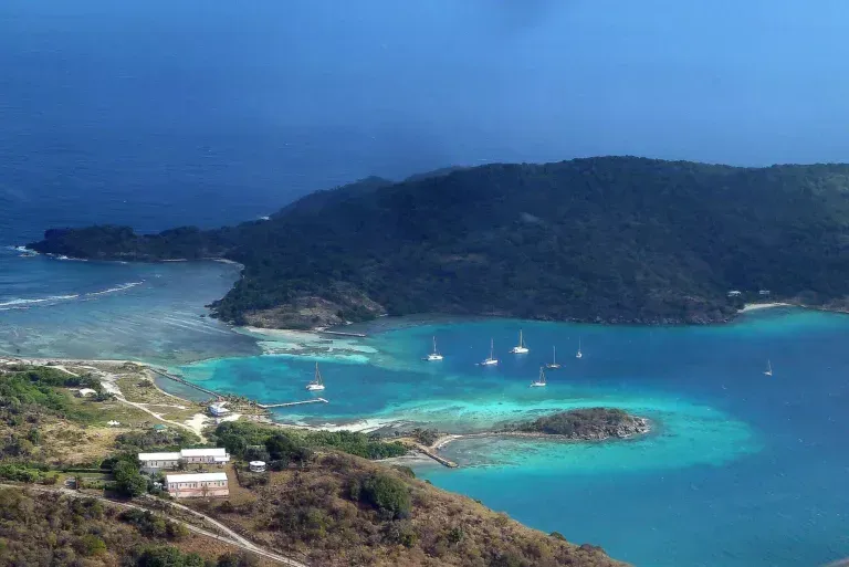 Manchioneel Bay, anchorage in East End, British Virgin Islands