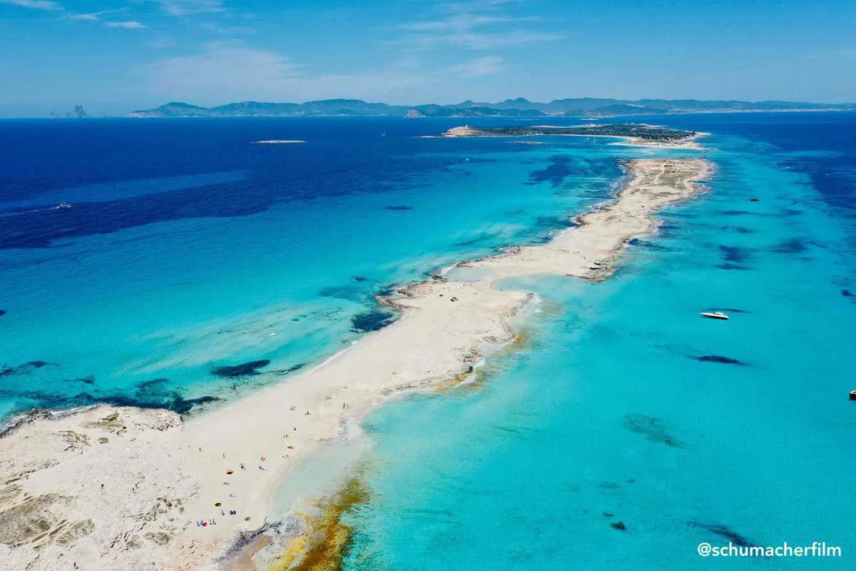 Platja de s'Illeta, stop in Formentera