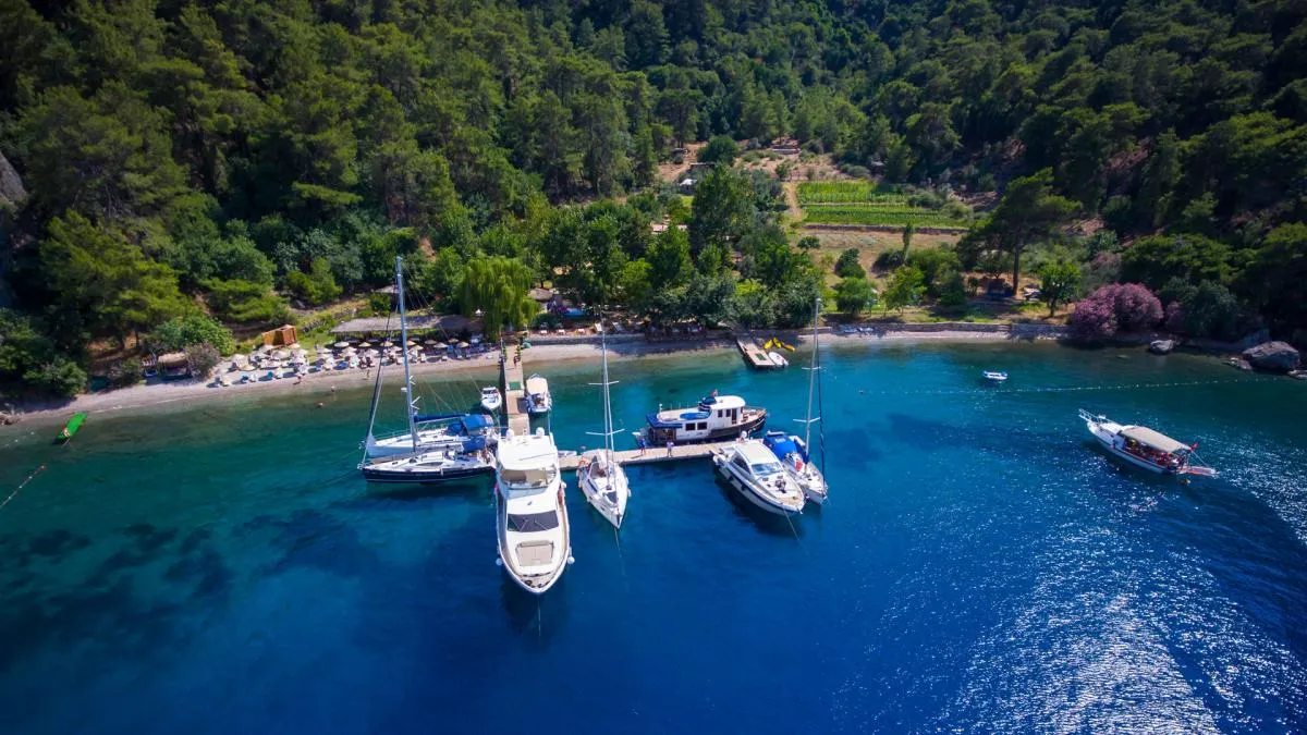 Pınaraltı Koyu, anchorage in Fethiye, Turkey — photo 2