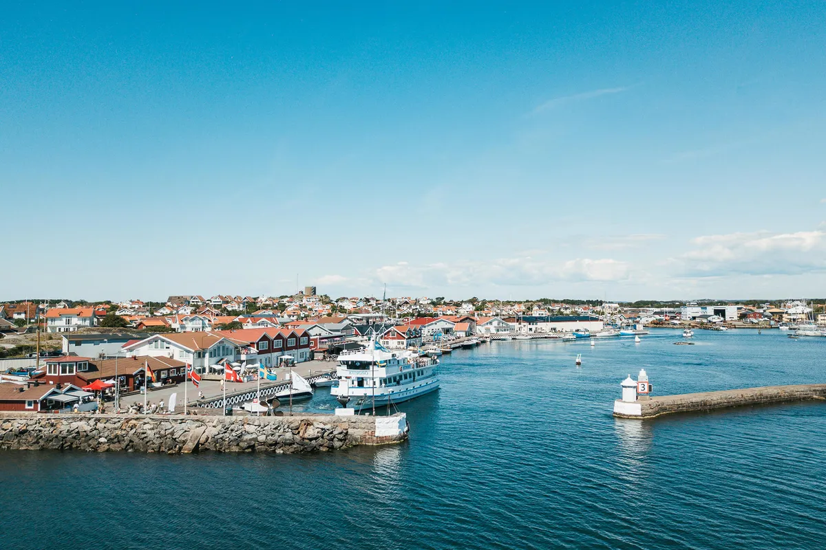 Hönö Klåva hamn, marina in Hönö, Sweden