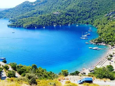 Boynuzbükü Koyu, anchorage in Fethiye, Turkey — photo 4
