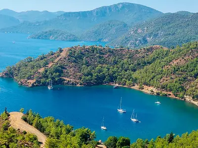 Boynuzbükü Koyu, anchorage in Fethiye, Turkey — photo 2