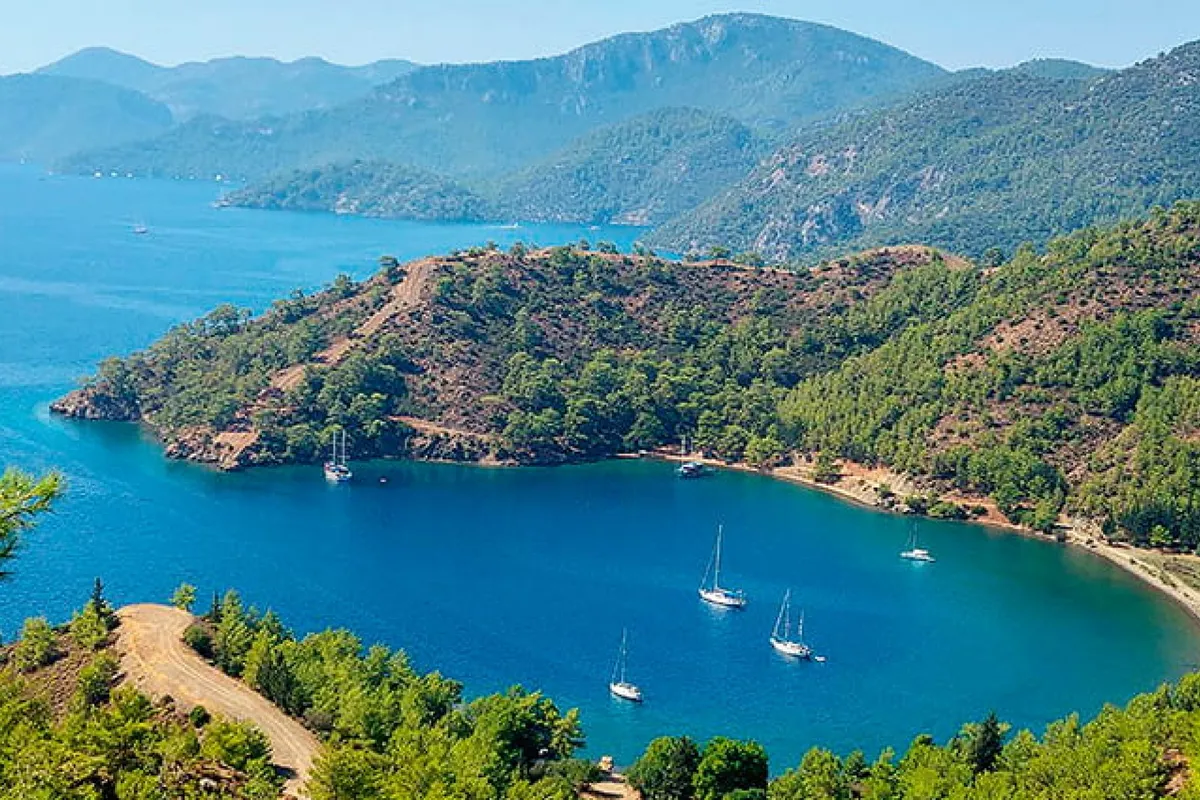 Boynuzbükü Koyu, anchorage in Fethiye, Turkey — photo 2