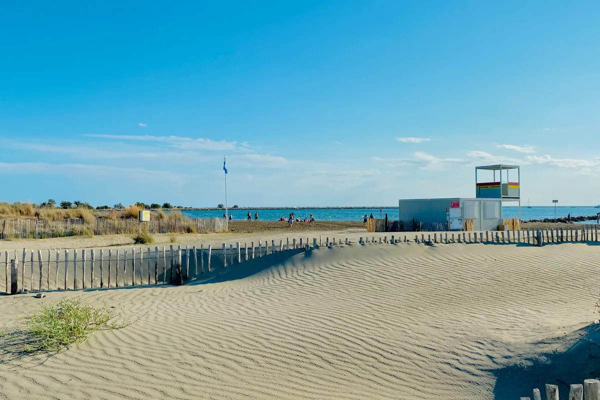 Port Camargue Plage Sud, stop in France