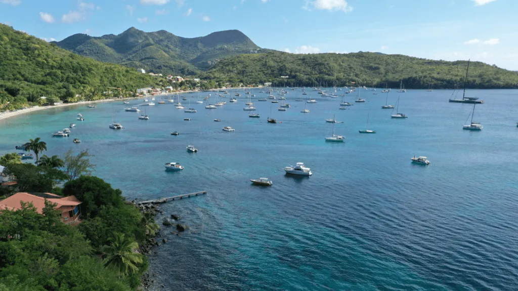 Grande Anse d'Arlet, anchorage in Les Anses-d'Arlet, France
