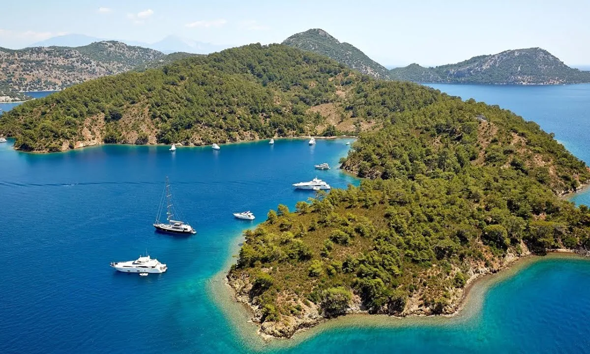 Domuz Adası, stop in Dalaman, Turkey