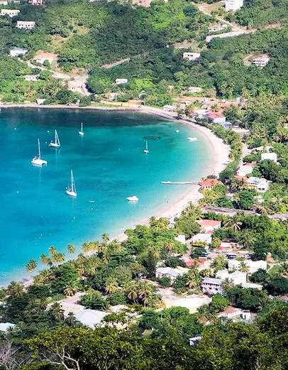 Cane Garden Bay, anchorage in Road Town, British Virgin Islands