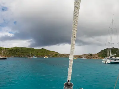 Anse du Colombier, anchorage in Saint Barthélemy, France — photo 3