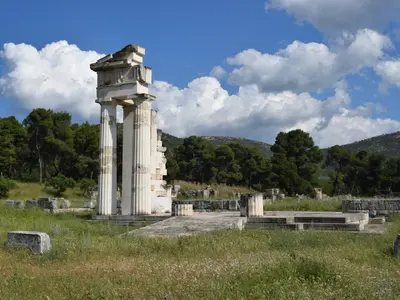 Vagionia Beach, stop in Municipal Unit of Epidavros — photo 2