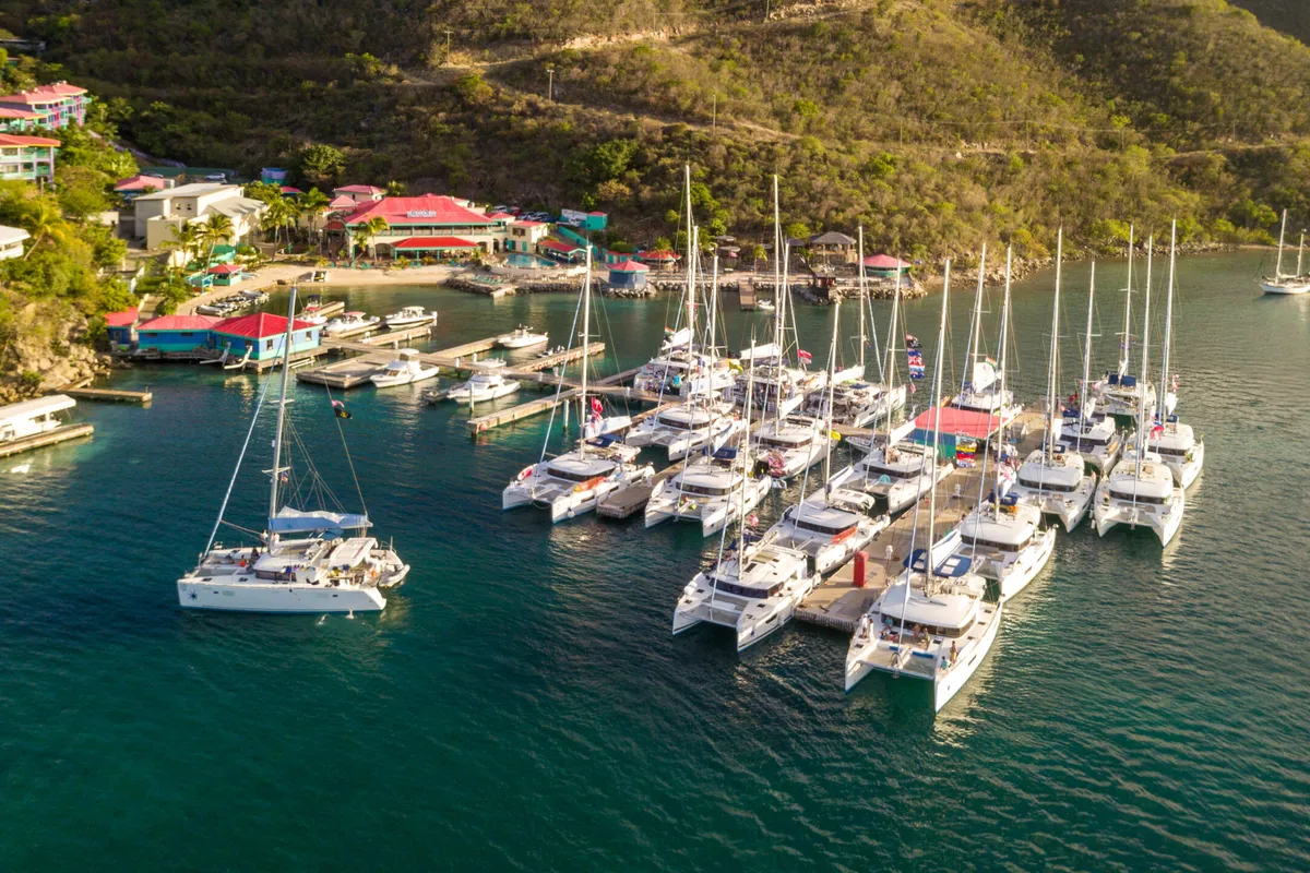 Leverick Bay, anchorage in Leverick Bay, British Virgin Islands