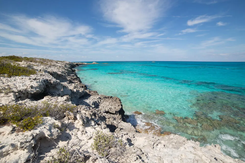 Hurricane Hole 1, stop in Exuma, Bahamas
