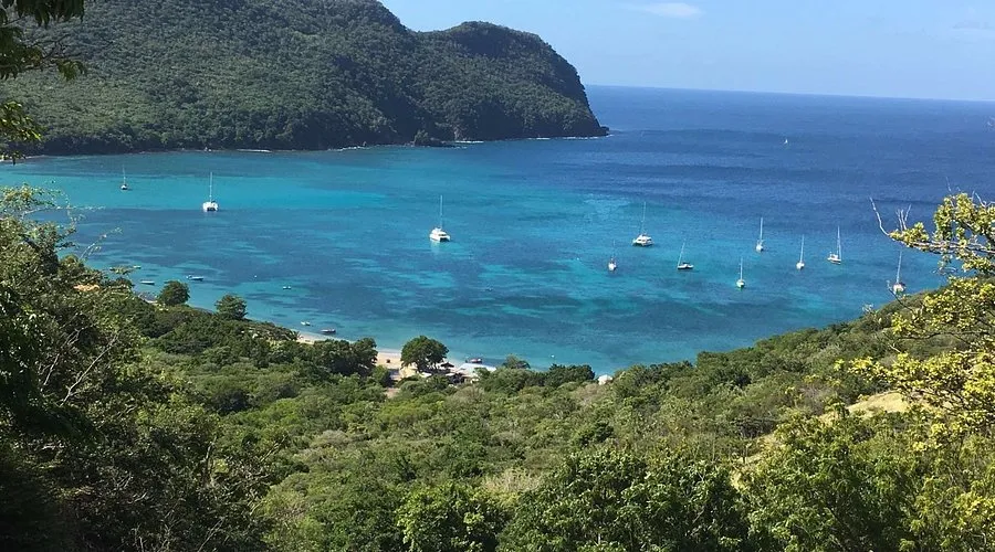 Chatham Bay, anchorage in Ashton, Saint Vincent and the Grenadines