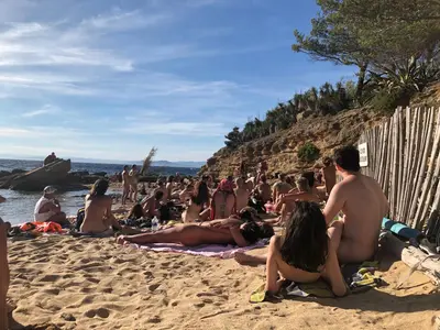 Plage naturiste, stop in France — photo 2