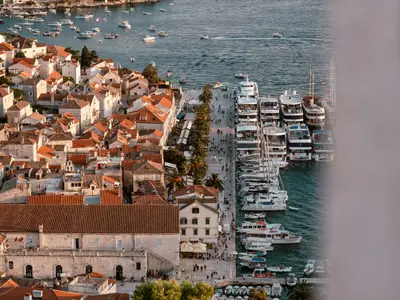 Uvala Taršće, anchorage in Hvar town, Croatia — photo 4
