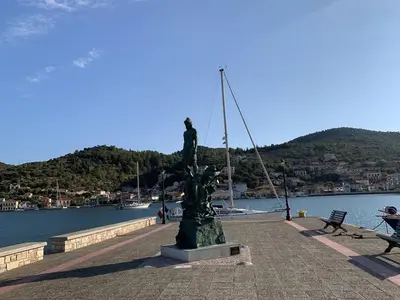 Pera Pigadi Beach, stop in Vathy — photo 4
