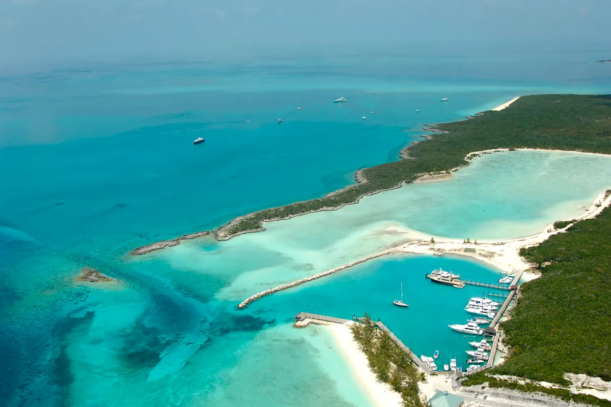 Highborne Cay Anchorage in Exuma, Bahamas