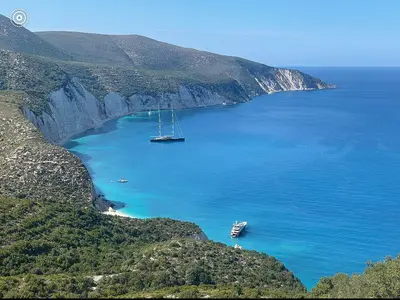 Fteri Beach, stop in Greece — photo 4
