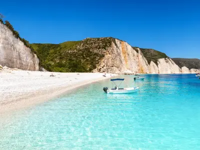 Fteri Beach, stop in Greece — photo 2