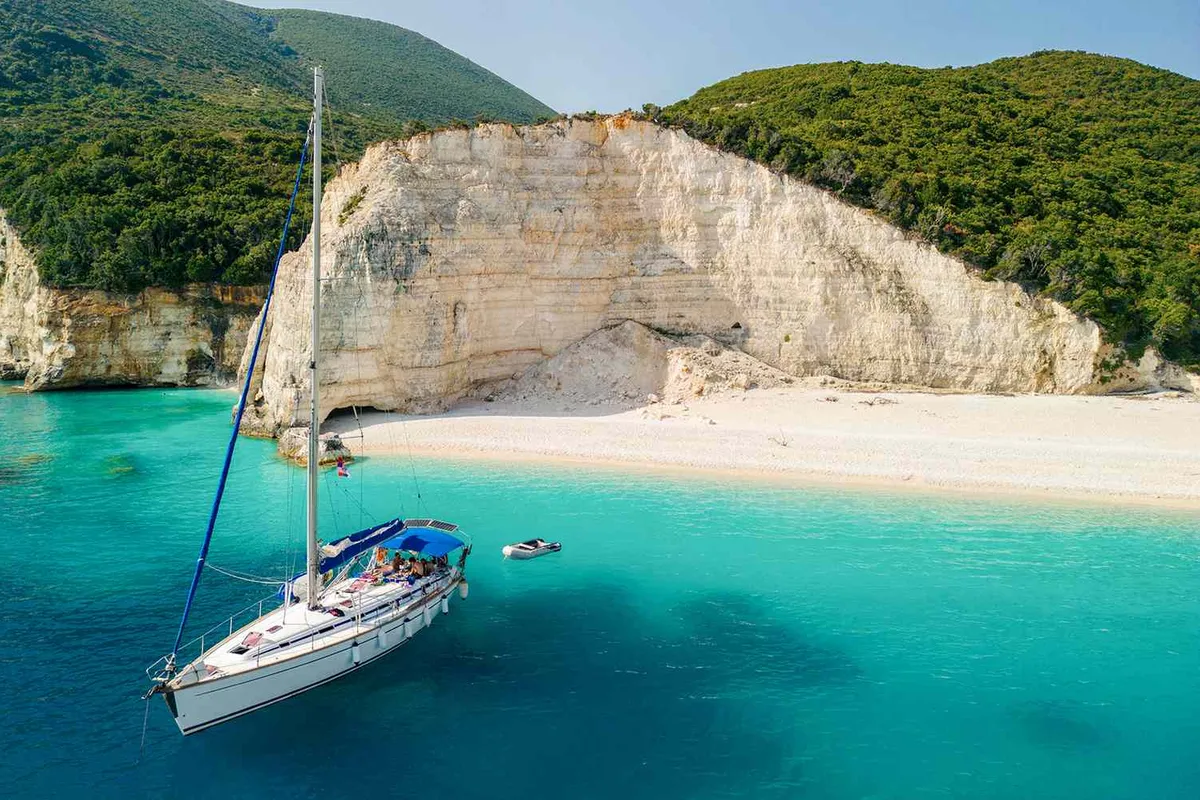 Fteri Beach, stop in Greece — photo 5