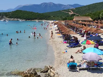 Vathiavali Beach, stop in Greece — photo 4